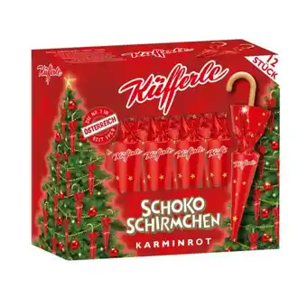 Spar Küfferle schoko schirmchen versch. farben spar 12 stück 1 packung Angebot