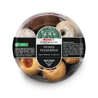 Spar Spar premium feines teegebäck oder feine dinkel-linzer kipferl spar 200 gramm 1 packung Angebot