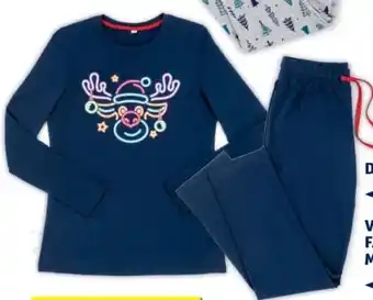 Hofer Damen-x-mas pyjama Angebot