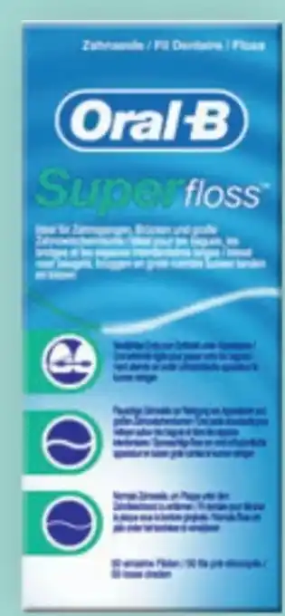Bipa Oral-b zahnseide superfloss Angebot
