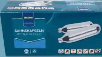 Metro Sahnekapseln Angebot
