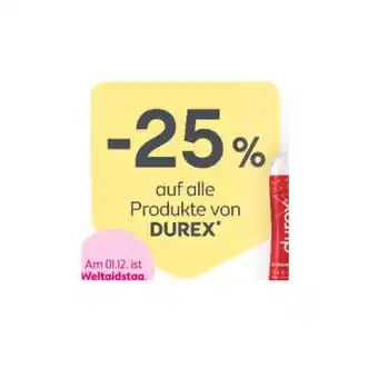 Bipa 25% auf alle produkte von durex bipa Angebot