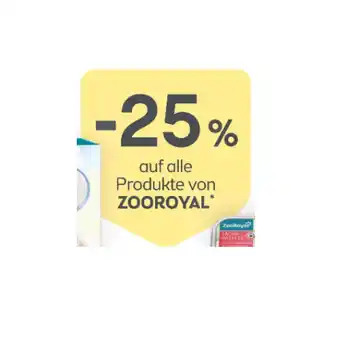 Bipa 25% auf alle produkte von zooroyal bipa Angebot