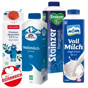 PENNY Österreichische vollmilch aus ihrer region div. sorten penny 1 liter 1 packung Angebot