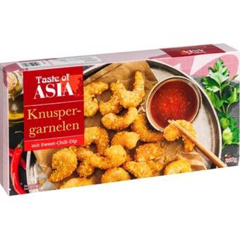 PENNY Taste of asia knuspergarnelen penny 260 gramm 1 packung Angebot