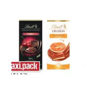 Maximarkt Lindt edelbitter mousse, les grandes fruit oder creation versch. sorten maximarkt 150 gramm 1 tafel Angebot