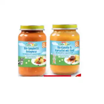 Interspar Spar natur pur bio-baby-menüs versch. sorten interspar 220 gramm 1 glas Angebot