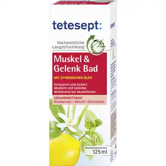 Metro Tetesept ölbad muskel und gelenke, preisangabe ohne mwst. (preis inkl. mwst. 4,27 €), metro 1 stück Angebot