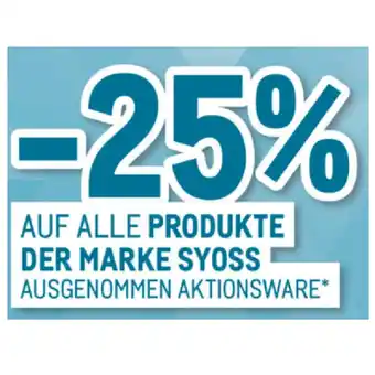 Metro 25% auf alle produkte der marke syoss ausgenommen aktionsware metro Angebot