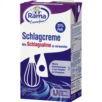 Metro Rama schlagcreme, preisangabe ohne mwst. (preis inkl. mwst. 3,84 €), metro 1 liter 1 packung Angebot