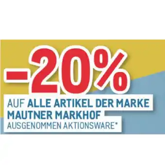Metro 20% auf alle artikel der marke mautner markhof ausgenommen aktionsware metro Angebot