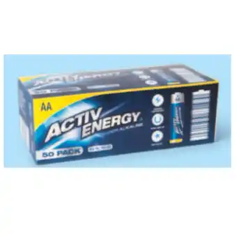 Hofer Activ energy batterien megapack div. sorten hofer 50 stück 1 packung Angebot