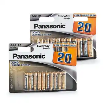 Hofer Panasonic batterien grossblister div. sorten hofer 20 stück 1 packung Angebot