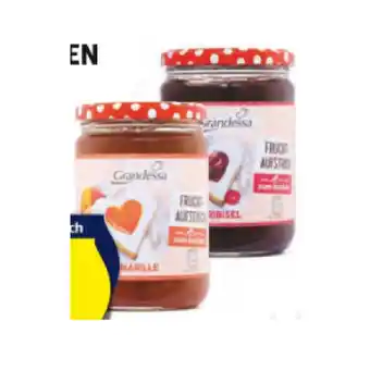 Hofer Grandessa fruchtaufstriche zum backen versch. sorten hofer 675 gramm 1 glas Angebot