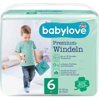 dm Babylove premium-windeln gr. 3 - 8 dm 1 packung Angebot