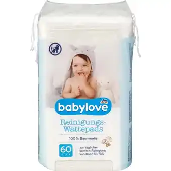 dm Babylove reinigungs-wattepads dm 60 stück 1 packung Angebot