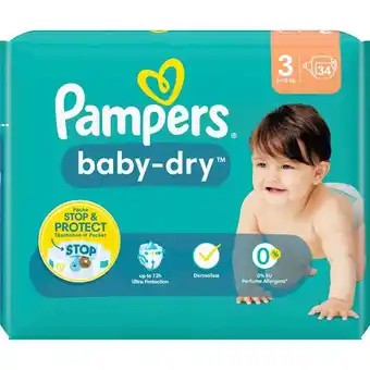 dm Pampers baby-dry windeln oder pants gr. 3 - 8 versch. sorten dm 1 packung Angebot