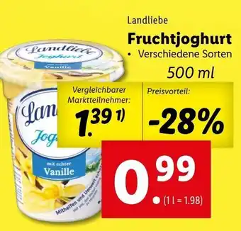 Lidl Fruchtjoghurt 500ml Angebot