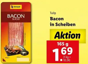 Lidl Bacon In Scheiben 165g Angebot