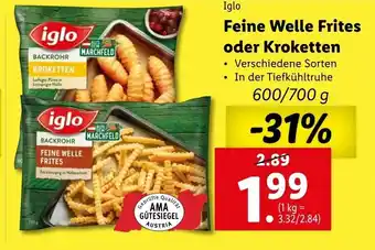 Lidl Feine Welle Frites Oder Kroketten 600/700g Angebot