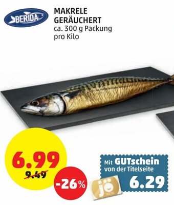 PENNY Makrele Geräuchert 300g Angebot