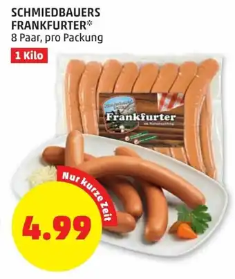 PENNY Schmiedbauers Frankfurter 1 Kilo Angebot