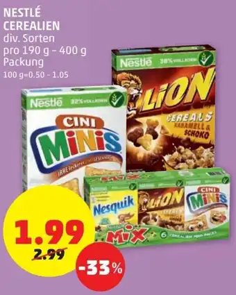 PENNY Nestlé Cerealien 190-400g Angebot