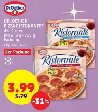 PENNY Dr.Oetker Pizza Ristorante 640-720g Angebot