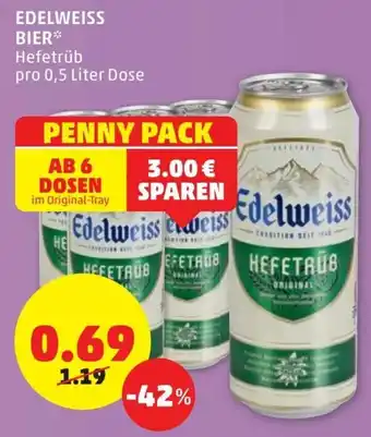 PENNY Edelweiss Bier Angebot