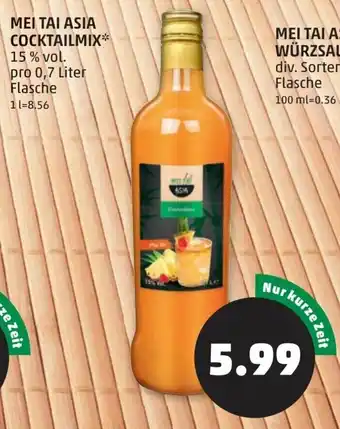 PENNY Mei Tai Asia Cocktailmix Angebot