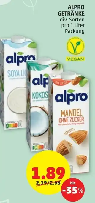 PENNY Alpro Getränke 1L Angebot