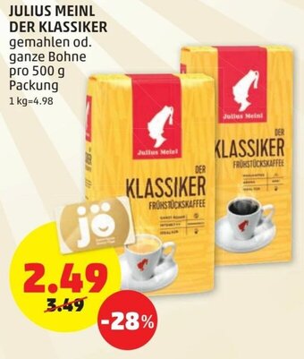 PENNY Julius Meinl Der Klassiker 500g Angebot