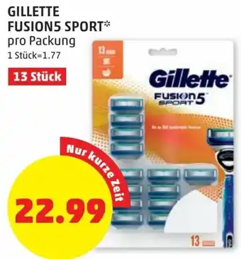 PENNY Gillette Fusion5 Sport Angebot