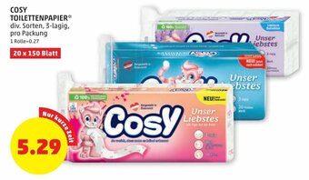 PENNY Cosy Toilettenpapier Angebot