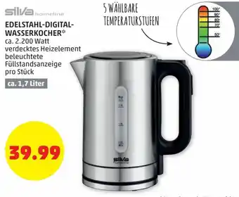 PENNY Edelstahl-Digital-Wasserkocher Angebot