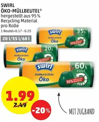 PENNY Swirl Öko Müllbeutel Angebot