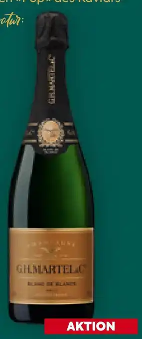 Billa Champagne G.H. Martel & Co Blanc de Blancs od. Rosé Angebot