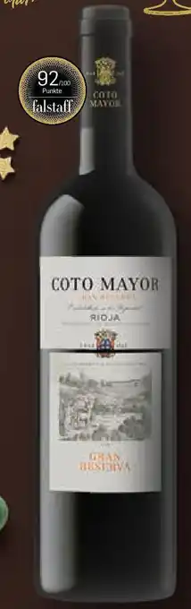 Billa Coto Mayor Rioja Gran Reserva 0,75 Angebot
