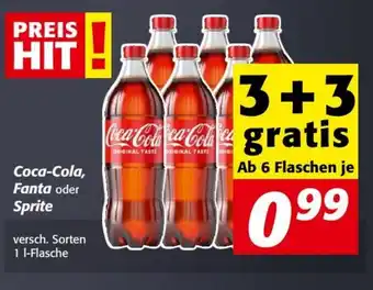 Nah&Frisch Coca-Cola, Fanta oder Sprite Angebot
