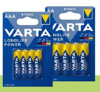 Nah&Frisch Varta Batterien Longlife Power AA oder AAA Angebot