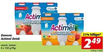 Nah&Frisch Danone Actimel Drink Angebot