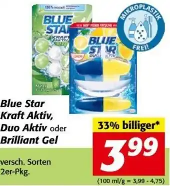 Nah&Frisch Blue Star Kraft Aktiv, Duo Aktiv oder Brilliant Gel Angebot