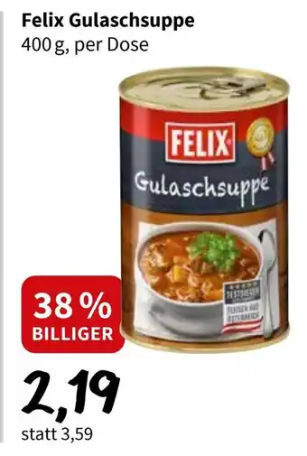 Eurogast Grissemann Felix Gulaschsuppe 400 BILLIGER Angebot