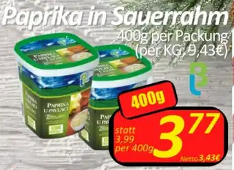 Wurstico Paprika in Sauerrahm 400g Angebot