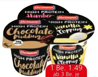 Eurospar Ehrmann High Protein Pudding Angebot