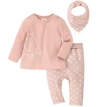 Ernsting's family Newborn langarmshirt, hose und bandana im set Angebot