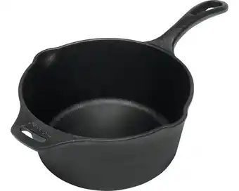 Gusseiserne kasserolle 12,8 x 39,2 cm gusseisen schwarz