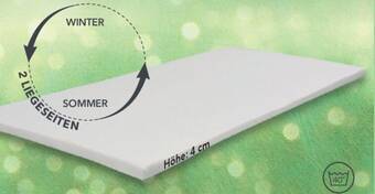 Matratzen Concord Topper Memory 4-Jahreszeiten Angebot