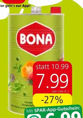 Eurospar Bona feinstes Pflanzenöl 2 Liter Angebot