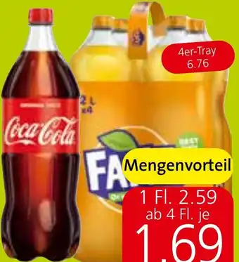 Eurospar Coca-Cola Limonaden Angebot